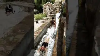 fun in water  Falaj al khatmain