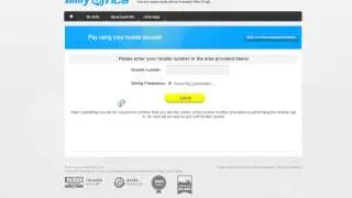 How to make a payment via mobile billing on the simfy website