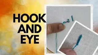 How to stitch HOOK and EYE | Beginner Sewing Course Video 1