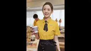 D23-661 black and white waitress outfit uniform