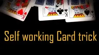Four kings - easy self working card trick revealed