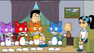 All 3 More Color Kittens (The Blue Cat&rsquo;s Adventure) Comes To The House