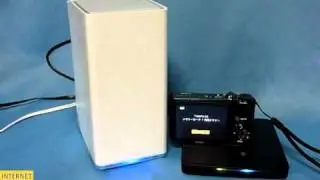 Data transfer from digital camera to HDD storage using TransferJet