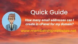 How many email addresses can I create in cPanel for my domain? (Brilliant Directories)