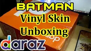 BATMAN Laptop Vinyl Sticker Unboxing | Daraz.pk