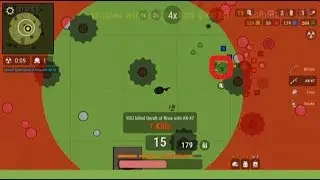 Winning a Surviv.io Solo Game against a guy with Desert Eagle (7 Kills)