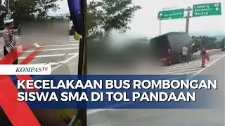 Kecelakaan Bus Rombongan SMA 1 Porong di Tol Pandaan-Malang, 2 Tewas