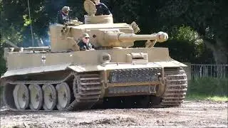 Tiger I Tank  (Tiger 131) running at Tiger Day Autumn 2024