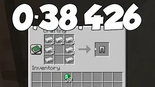 Minecraft Speedrun: Full Iron Armor and 15 Levels Set Seed Glitchless in 0:38.426 [FWR]