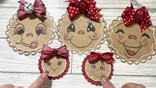 5 GINGERBREAD embellishments, tags, ornament or cards! | Fun and easy Christmas Crafting