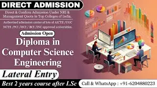 BEST 2 YEARS COURSE AFTER I.Sc IS DIPLOMA IN COMPUTER SCIENCE ENGG. | BEST EDUCATION CONSULTANCY🎓🧑&zwj;🎓