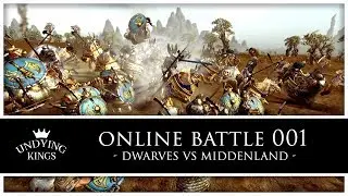 Dwarves vs Middenland 001 - Cinematic Warhammer Total War Battle