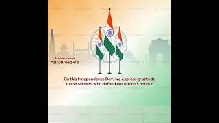 Independence Day Greeting Wishes Video || Happy Independence Day || 15th August #independenceday