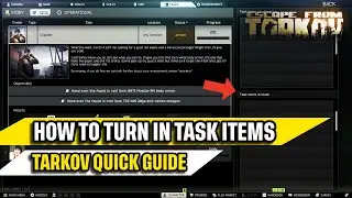 How to Turn In Task Items in Escape From Tarkov Quick Guide