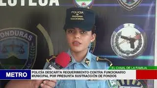 POLICÍA DESCARTA REQUERIMIENTO CONTRA FUNCIONARIO MUNICIPAL POR PRESUNTA SUSTRACCIÓN DE FONDOS