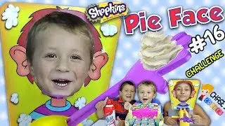 Chase's Corner: PIE FACE CHALLENGE w/ SHOPKINS Game! Season 3 Blind Bags (#16) | DOH MUCH FUN