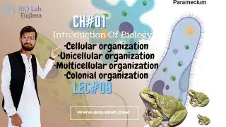 Introduction of biologyClass 9|Cellular level oforganizationUnicellular,Colonial| Lec# 08|Ch#1 stb