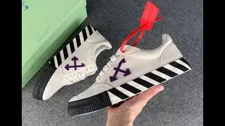 Off-White Arrow Low Top Vulc Purple