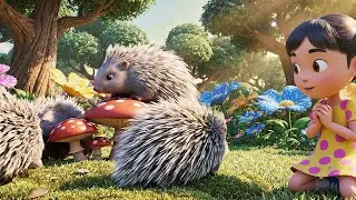Five Little Porcupines Poke Poke Poke | Nursery Rhymes for Kids & Baby Songs