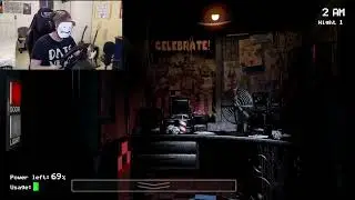 Can You Beat FNAF 1 With A STEERING WHEEL? full stream (8.4.2022)