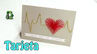 Como hacer tarjeta para Regalar (Reciclaje) Ecobrisa.