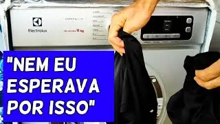 Coloquei 4 Pe&ccedil;as de Roupa na Secadora Electrolux Essential Care 11kg STH11 pra testar
