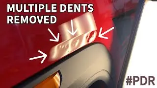 First Responder Truck Dents Removed with PDR by Coastal Excellence Mobile Dent Repair of Destin FL