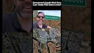 Ravenswood's Deadly Black Spot: Can Tesla FSD Save Lives? #fullselfdriving #tesla #teslafsd