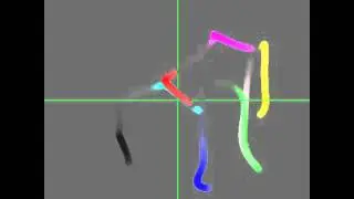 NN hidden representation on 3-bit even parity classification, video 2