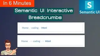 Coding semantic ui interactive breadcrumbs|semanticui breadcrumbs component|uibreadcrumbs|semanticui