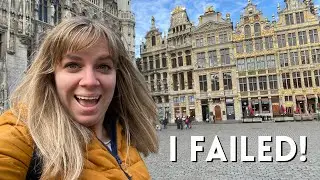 Where are the fabric shops?! 72 hours in Brussels for my Bucket List Trip and Chocolate Making Vlog