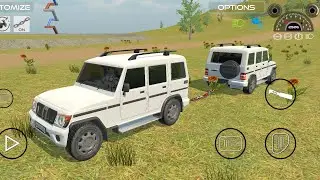 Indian vehicles simulator game video || Bolaro vs scorpio tochan 👿👌#indiantractor3d #3dgaming #games