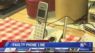 Faulty phone line leaves woman without service