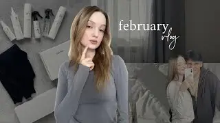 february vlog | уютные будни, теплые встречи, сотрудничества ☁️