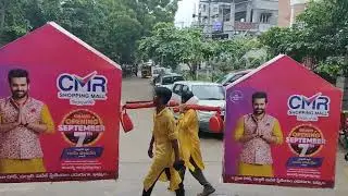 CMR Shopping mall opening by Ram pothuneni # shorts #Ram pothuneni #please subscribe...