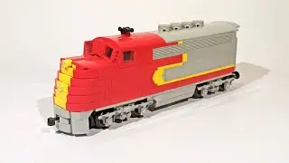 LEGO Custom MOC - Santa Fe Super Chief Locomotive