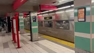 PATCO: 15th/16th Locust Bound Alstom Rebuilt Train departing 8th & Market