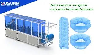 NON WOVEN cap machine,automatic surgeon cap making machine (2023)