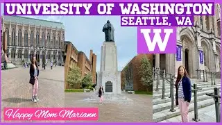 University of Washington Seattle I Suzzallo Library I Drumheller Fountain I Happy Mom Mariann