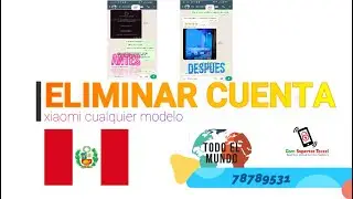 ELIMINAR, QUITAR, DESBLOQUEAR CUENTA XIAOMI PER&Uacute; (SERVER)