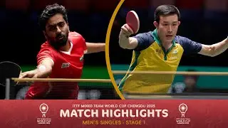 Sathiyan Gnanasekaran vs Finn Luu | ITTF Mixed Team World Cup 2025 (Stage 1)