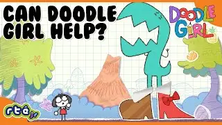 🦖👢The Day Doodle Girl Met the STYLOSAUR! 🦖👢 Doodle Girl | FULL EPISODE | @RT&Eacute;KIDSjr​