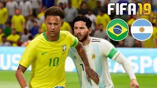 FIFA 19 | BRAZIL VS ARGENTINA | Gameplay PC | | Full Match and Amazing Goals 2020
