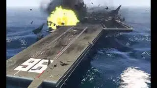 USA Fighter Jets & Helicopters Attack on Israeli Military Convoy & Airport of Tel-Aviv - GTA 5