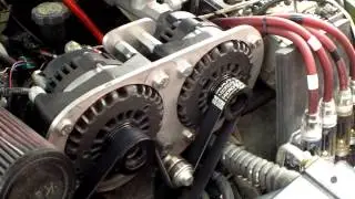 Chevy Blazer Dual 300+ Amp Custom Alternator Setup