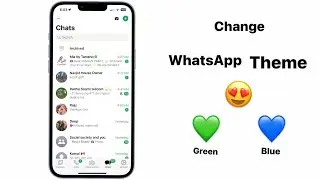 Change Whatsapp Green Colour into Blue Theme