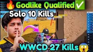 GodLike Qualified🏆✅ Manya Gone Crazy😱 Solo 10 Kills🔥 GodL Intense 4v4🥵
