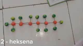 tugas kimia membuat isomer ( heksena ) c6h12 dari plastisin