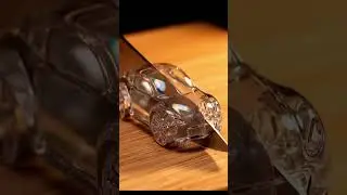 Transparent Glass Car | Amazing Crystal Car Art 🚗✨#youtubeshorts #youtube #asmr
