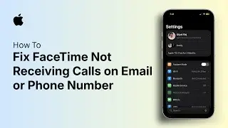 Как исправить ошибку FaceTime, из-за которой не принимаются звонки на электронную почту или номер...
